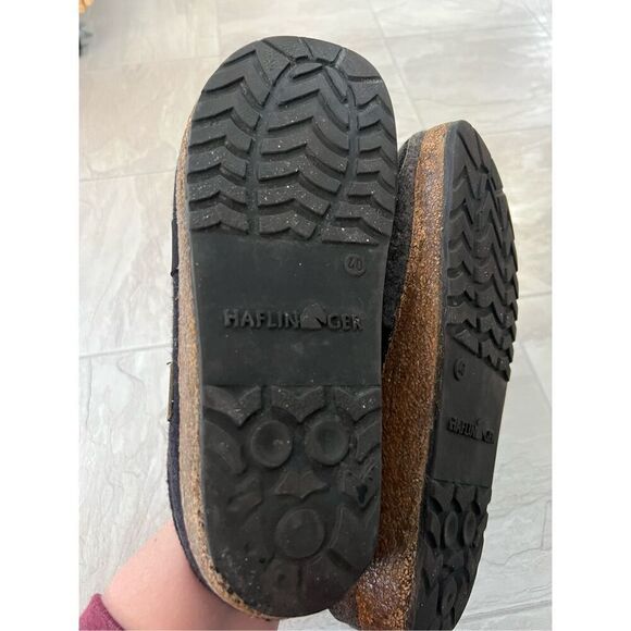 Haflinger Woman’s Slip On Clog Slippers Pure New Wool Size 40 - Picture 9 of 16